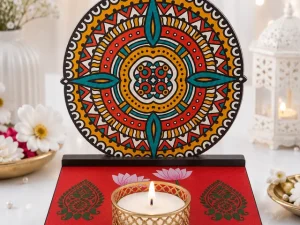 10pcs Pichwai Cow /Peacock / Elephant Diya Holder Varalakshmi Vratam, Pooja & Tambulam Return Gifts, Indian Wedding Favors, Manjal Kumkumam, Housewarming Gift