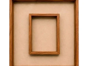 Interchangeable Photo Display Resin Art Tray- 1 Inch Depth