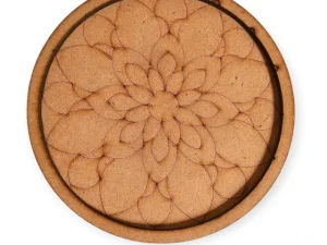 Pre Marked Coaster Round For Resin 1